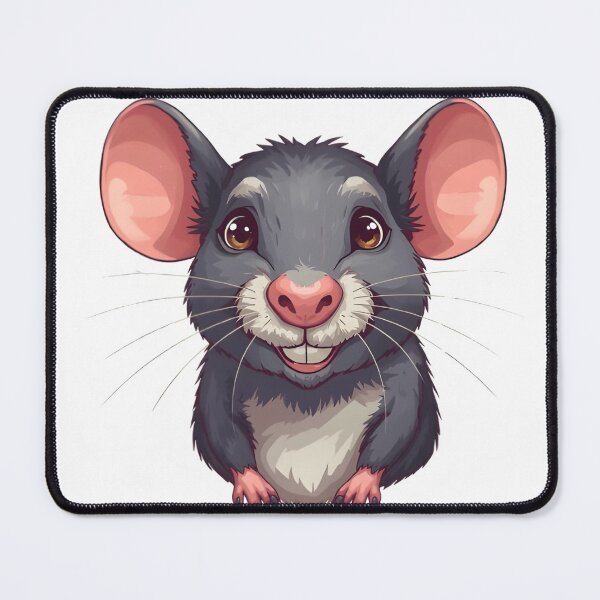 Item preview, Sweet Blue Rat Cute Sticker designed and sold by Teewave-Ashish.