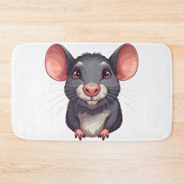 Item preview, Sweet Blue Rat Cute Sticker designed and sold by Teewave-Ashish.
