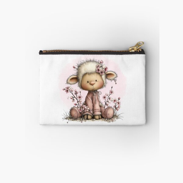 Item preview, Spring Animal – Sweet Lamb & Cherry Blossoms designed and sold by MusesWhispers.