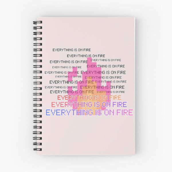 Item preview, EVERYTHING IS ON FIRE designed and sold by Plin Plin Plon Design.