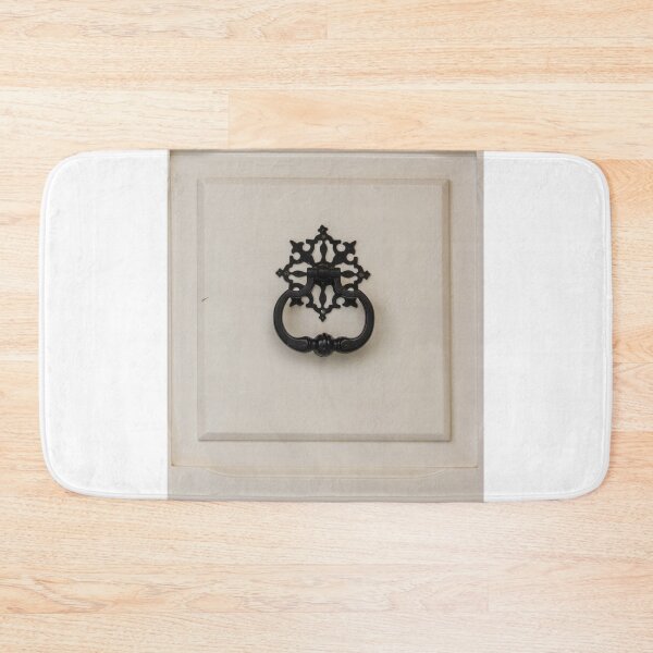 Item preview, Elegant Black Door Knocker On White Cabinet Door With Ornate Backplate designed and sold by Nmallia.