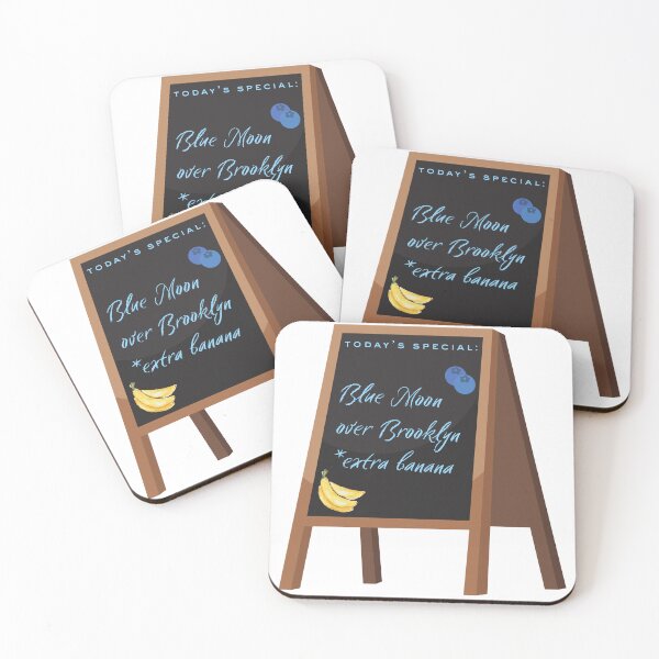 Item preview, Blue Moon Over Brooklyn Chalk Board designed and sold by Lauren Barnette.