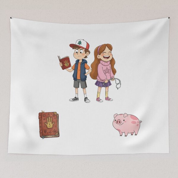 Item preview, Dipper & Mabel - Gravity Falls  designed and sold by Screen Lore.