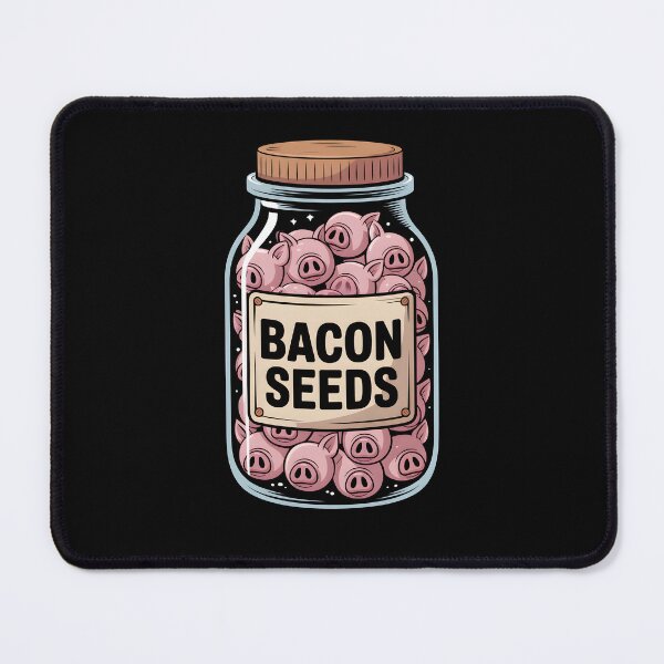 Item preview, Bacon Seeds in a jar ... Cartoon designed and sold by Museum Of Non-Existing Art.