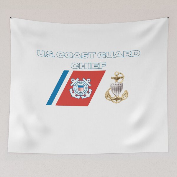 Item preview, Coast Guard Chief Racing Stripe designed and sold by Coastiecositas.