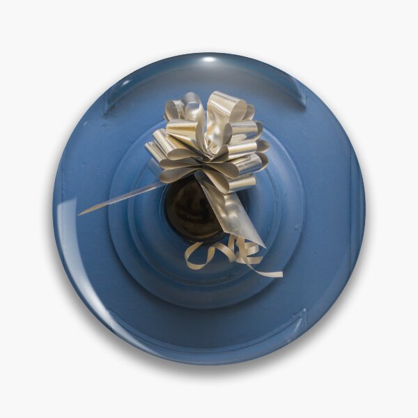 Item preview, Blue Door With Silver Gift Bow On Doorknob, Festive Home Decor For Holidays designed and sold by Nmallia.