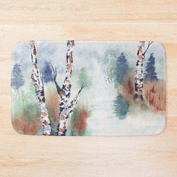 Item preview, Birch Trees by the Marsh designed and sold by The Elderberry Blossom.