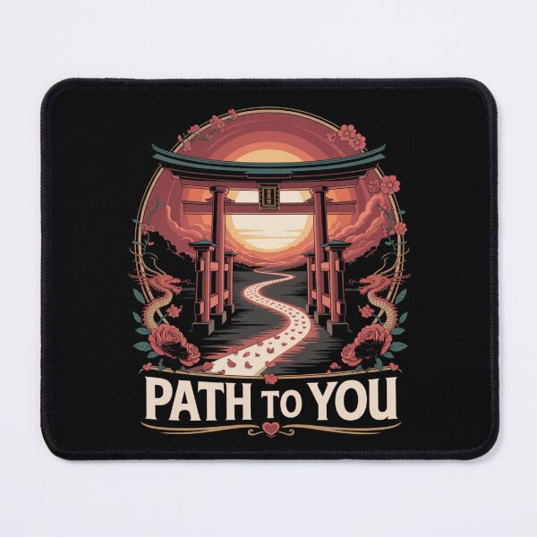 Item preview, Path To You - Japanese Torii Gate Valentine Love Journey designed and sold by DarylWelsh2024.