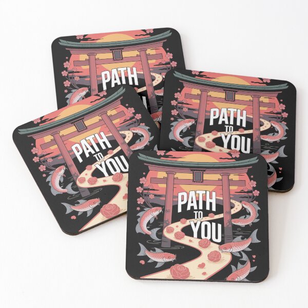 Item preview, Path To You - Japanese Torii Koi Fish Valentine Love Journey designed and sold by DarylWelsh2024.