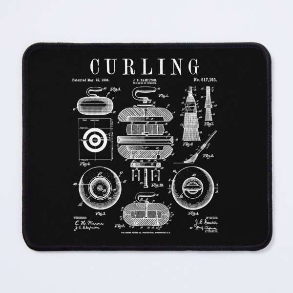 Item preview, Curling Stone Player Curler Winter Sports  designed and sold by koolCollective.