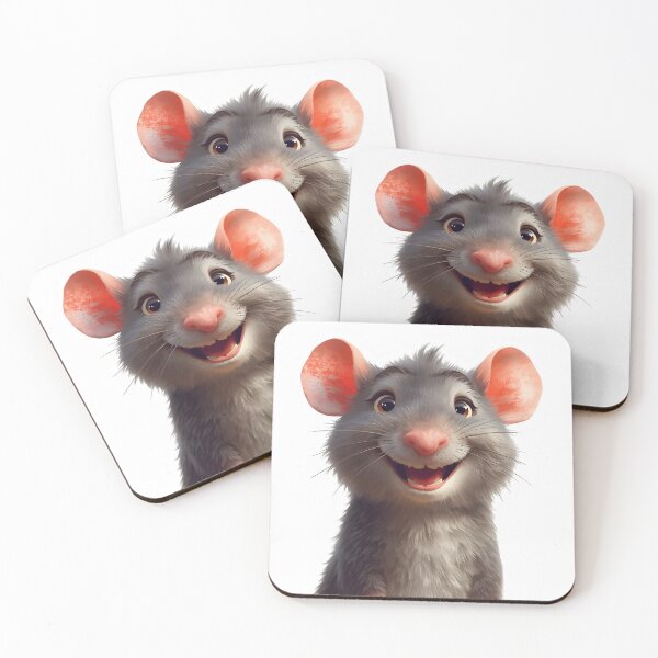 Item preview, Adorable Rat Character Sticker designed and sold by Teewave-Ashish.