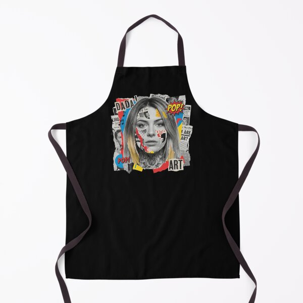 Item preview, Pop Art Collage Portrait – Chaos Queen designed and sold by Mikoff04-arts.