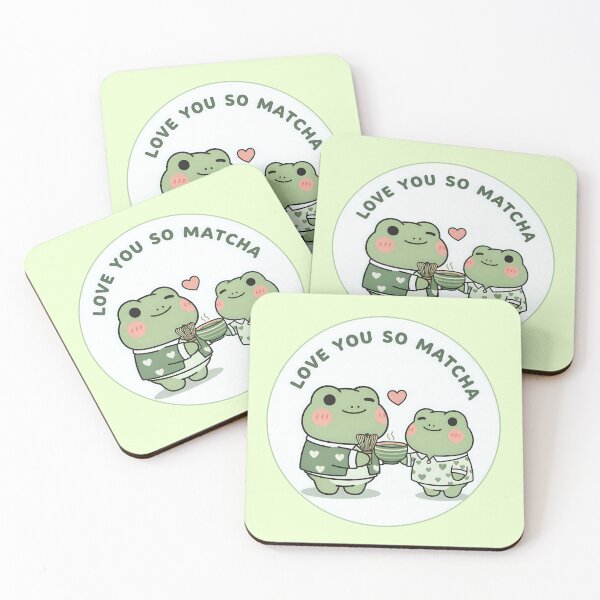 Item preview, FROGS – “Love you so matcha” designed and sold by sillyweas.