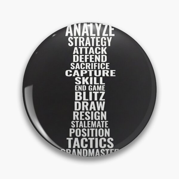 Item preview, Chess King Typography – Strategy, Skill & Checkmate designed and sold by Allens-Store.
