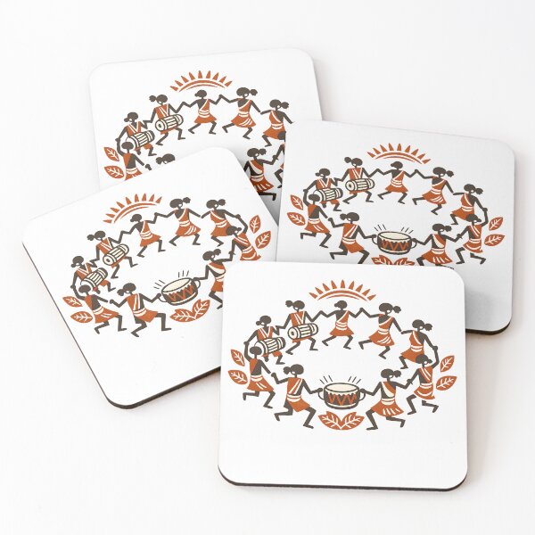 Item preview, "The Spirit of Santhal: Vibrant Expressions of Tribal Life" designed and sold by Haus Of K.