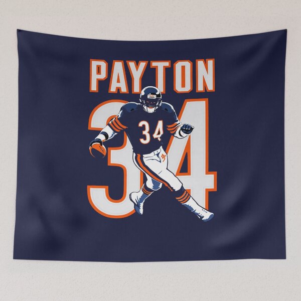 Item preview, Walter Payton #34 Minimalist Football Art designed and sold by TheArtOfCar.