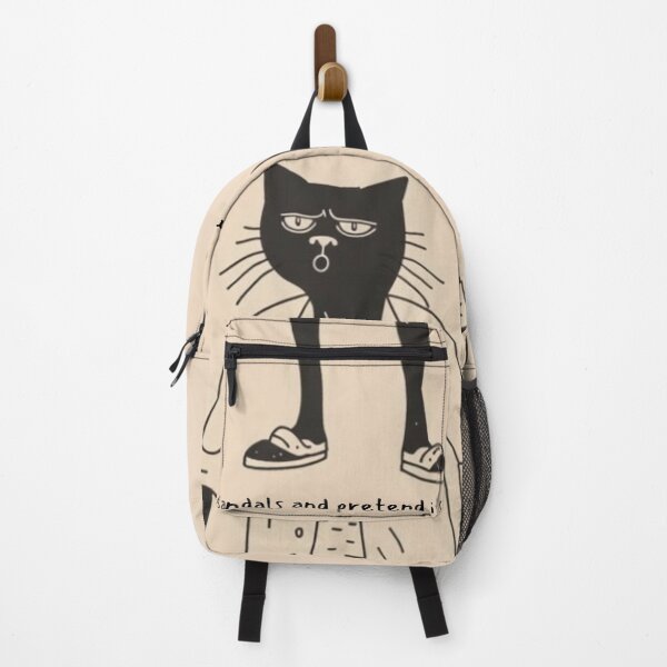 Item preview, “Sandals Mode Activated: The Cat Who Pretends It’s Summer Anyway” designed and sold by Print Fiction.