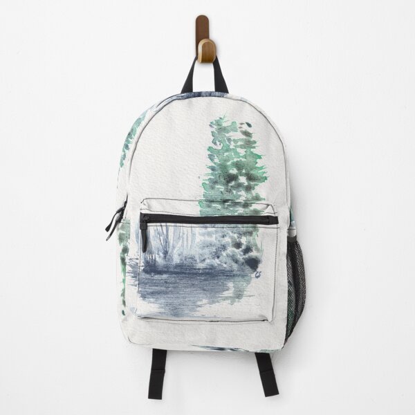 Item preview, Marshy Shore with Pines designed and sold by The Elderberry Blossom.