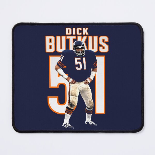 Item preview, Dick Butkus Chicago Bears #51 Vintage Football Art designed and sold by TheArtOfCar.