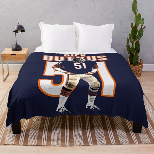 Aperçu de l'œuvre Dick Butkus, Chicago Bears n° 51, illustration de football vintage créée et vendue par TheArtOfCar.