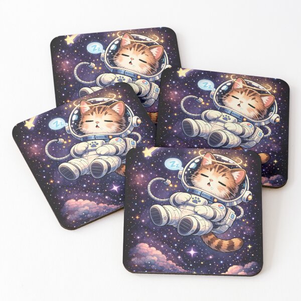 Item preview, Dreaming Among Stars – Cozy Space Cat designed and sold by Infinite creative  Boutique.