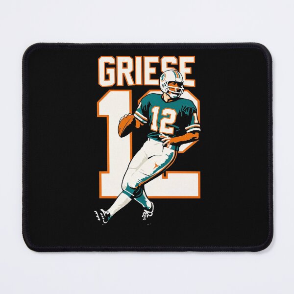 Item preview, Bob Griese Miami Dolphins #12 Vintage Football Art designed and sold by TheArtOfCar.