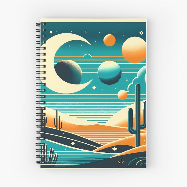 Item preview, Geometric Desert Moon and Planets Gradient Scene designed and sold by InkSmithery.