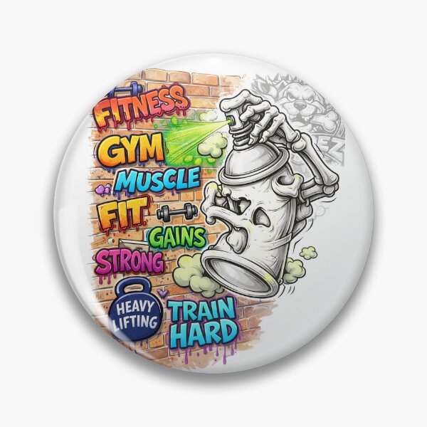 Item preview, graffiti Bonez Gym art designed and sold by Milt-D-Sign.