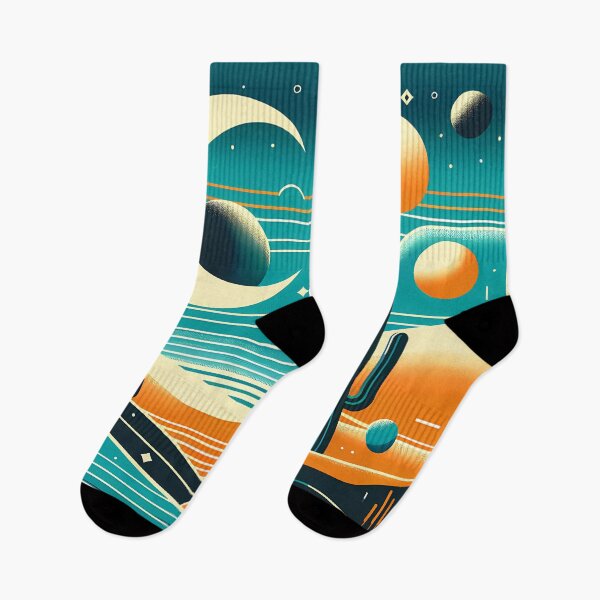 Item preview, Geometric Desert Moon and Planets Gradient Scene designed and sold by InkSmithery.