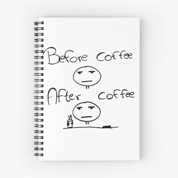 Item preview, Befor and After - Morgenmuffel Coffee Funshirt designed and sold by Quentin1984.