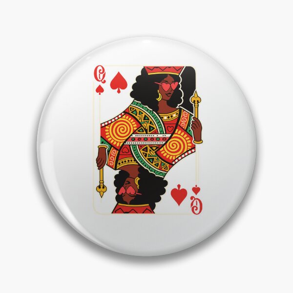 Item preview, Black Queen of Hearts Card Deck Game Proud Black designed and sold by TynesDesign.