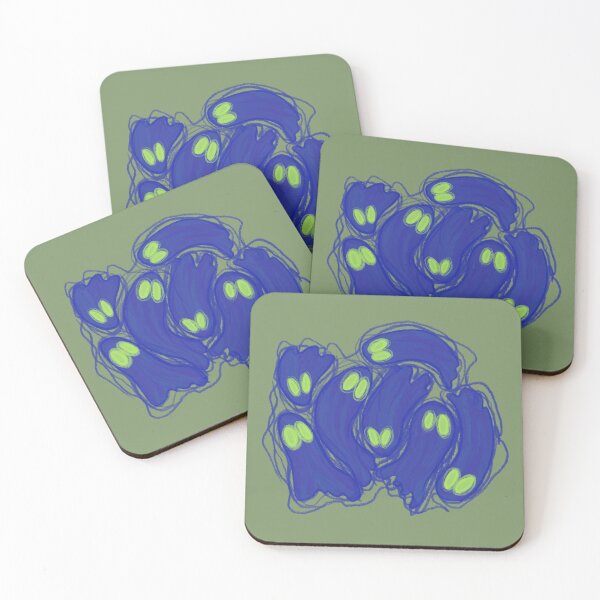 Item preview, Spectral Night - Ghosts Illustration - Cute Original Art - Whimsy designs designed and sold by tatadigitalart.
