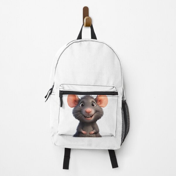 Item preview, Happy Blue Rat Cartoon Art Sticker designed and sold by Teewave-Ashish.