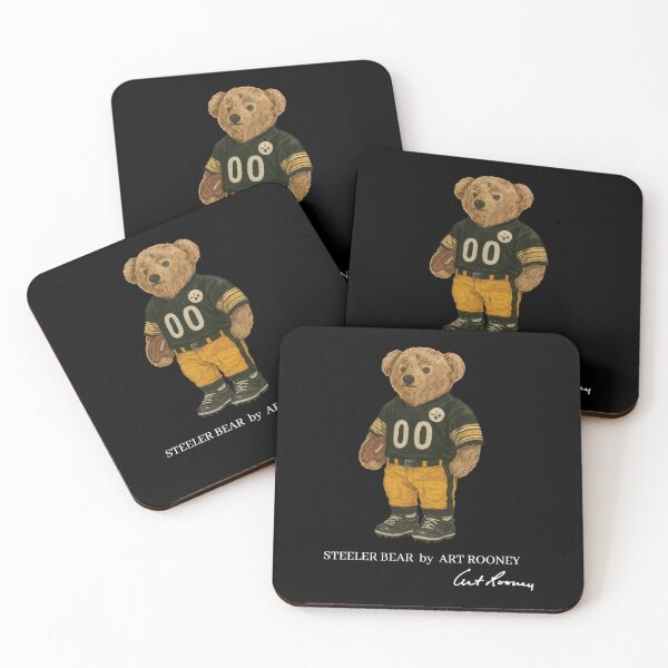 Item preview, Steelers Bear by Art Rooney (White text) designed and sold by averbene.