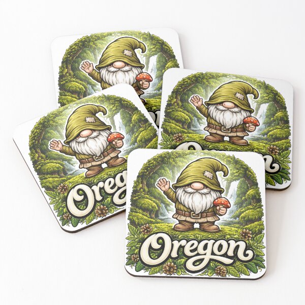 Item preview, Oregon Forest Gnome with Waterfall designed and sold by Moriarty's Digital Visions.