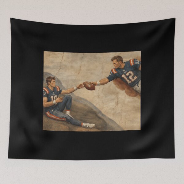 Item preview, The Creation Tom Brady And Drake Maye designed and sold by ALferst.