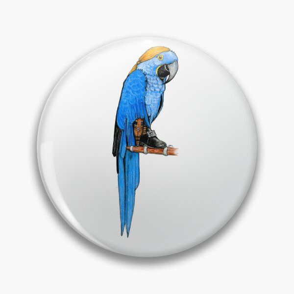 Item preview, Hyacinth Macaw with a Peg Leg designed and sold by JimsBirds.