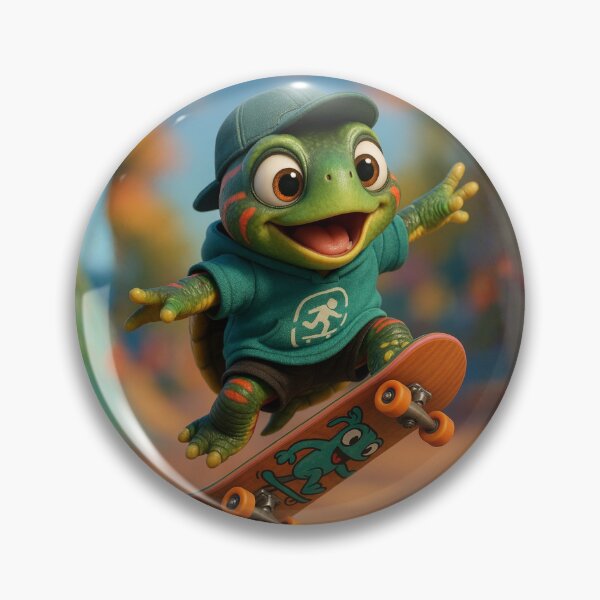 Item preview, Skater Painted Turtle designed and sold by Sillytoe.