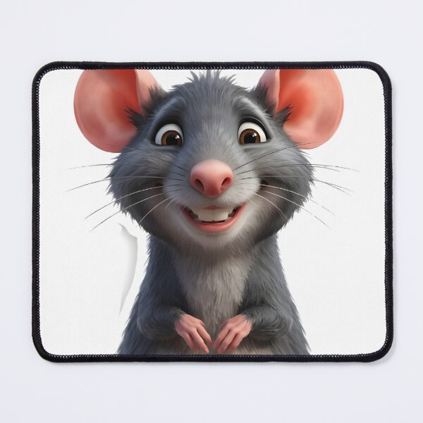 Item preview, Cute Blue Rat Smiling Sticker designed and sold by Teewave-Ashish.