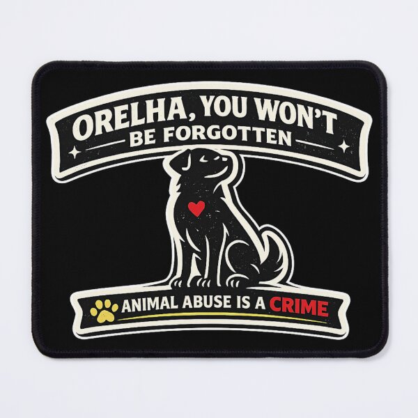 Item preview, Orelha Memorial Black Dog Tribute designed and sold by rocknrollstyles.