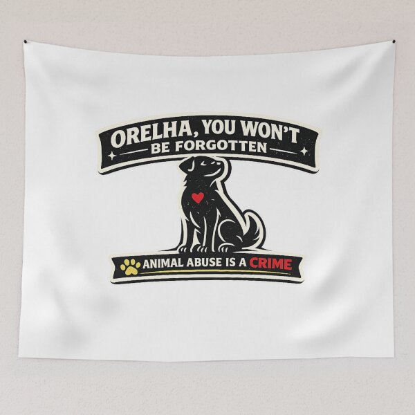 Item preview, Orelha Memorial Black Dog Tribute designed and sold by rocknrollstyles.