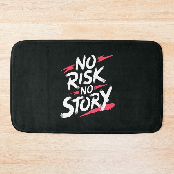 Item preview, No Risk No Story – Motivation Quote Success Mindset Sticker designed and sold by MyDesigneStore.