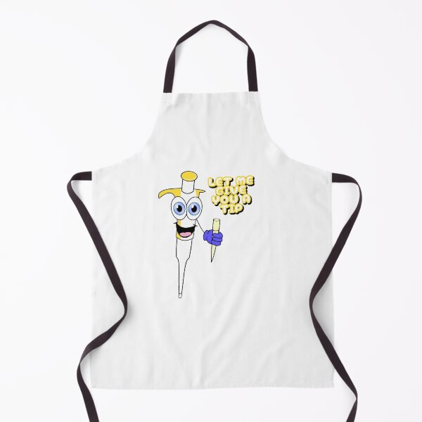 Item preview, Funny Science Pun Sticker – Yellow Micropipette Giving a Tip – “Let Me Give You a Tip” Lab Humor designed and sold by spark2live.