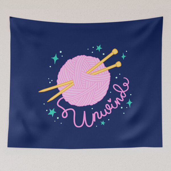 Item preview, Copy of Stitch, Relax, Unwind - pink designed and sold by OHBOY! Handmade.