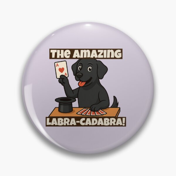 Item preview, The Amazing Labra-Cadabra black lab dog magician designed and sold by Rockyctees.