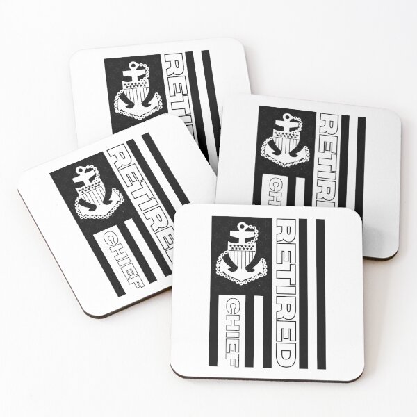 Item preview, Coast Guard Chief Retired Flag designed and sold by Coastiecositas.