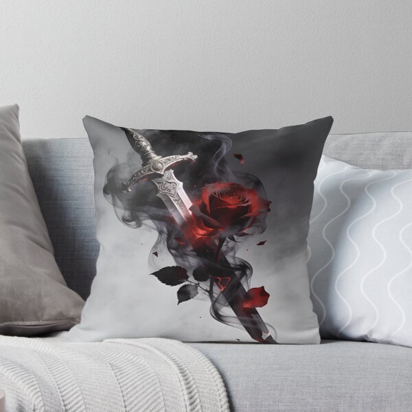 Item preview, Smoky Silver Dagger and Crimson Rose designed and sold by ProfeSzynal.