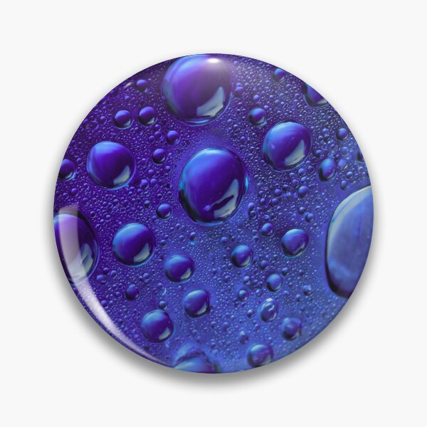 Item preview, Deep Indigo Blue Water Droplets Abstract Texture designed and sold by HuzzyPrints.