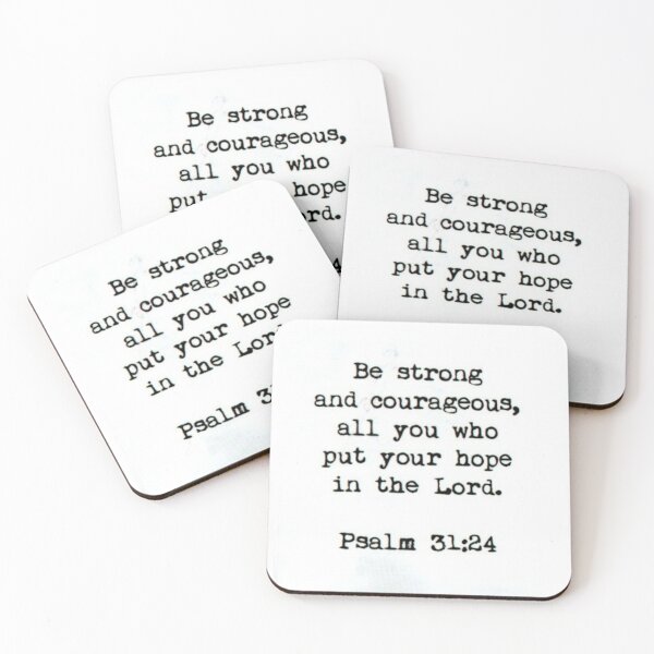 Item preview, Psalm 31:24 designed and sold by di-Vera-Rosati.