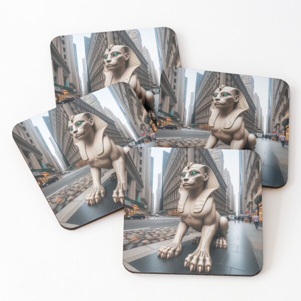 Item preview, Ancient Guardian Crossing the Modern City designed and sold by Sybille-Yates.